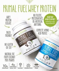 Primal Kitchen Chocolate Coconut Whey Protein Powder Keto Paleo Friendly 1.94lbs