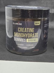 Lot Of 2 Ecowise Creatine Monohydrate Gummies 5000mg Sugar Free 240 Mango