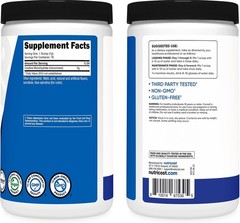 Nutricost Creatine Monohydrate | Blue Rasperry | Powder | 500G | 5000mg Per Serv
