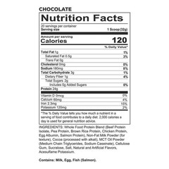 REDCON1 MRE Lite Whole Food Protein Powder, Chocolate, Whey & Lactose Free Meal