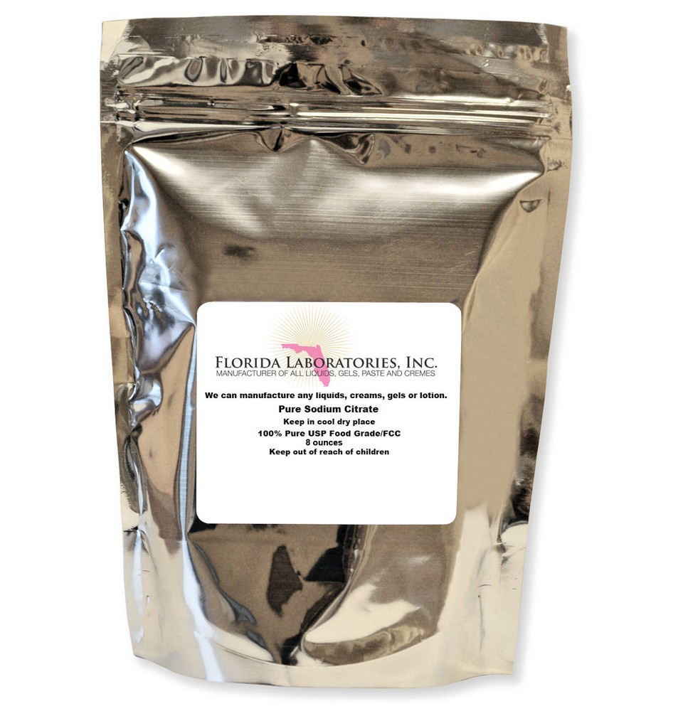 Sodium Citrate -TriSodium Citrate Dihydrate 100% Food Grade USP/FCC Granular 8oz