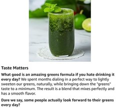 PEScience GREENS & SUPERFOODS 8 oz Size (30 Serv) Natural Lime Flav BEST BY 4/26