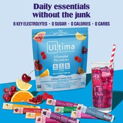Daily Electrolyte Powder – Ultimate Variety Pack, 36 Stickpacks – Zero Sugar …
