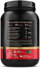 Gold Standard Whey Protein, Double Rich Chocolate, 1.98 lb