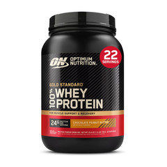 Optimum Nutrition Gold Standard 100% Whey Protein Powder, Chocolate Peanut