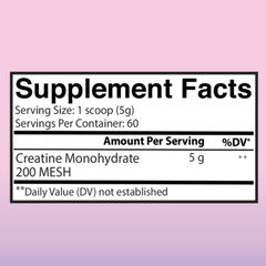 Angry Supplements Better Booty 100% Creatine Monohydrate for Women, 60 Serv 300G