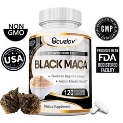 Black Maca Capsules Support Increased Energy* Mental Health
