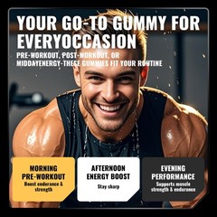 Creatine Monohydrate Gummies, NSF Certified, 5g Dose for Men & Women to Suppo…