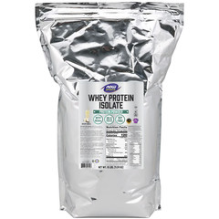 NOW Foods Sports Whey Protein Isolate Creamy Vanilla 10 lbs