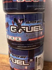 3x G Fuel Spider-Man Across the Spider-Verse Glitch Mix Hydration Tub Exp 5/2028