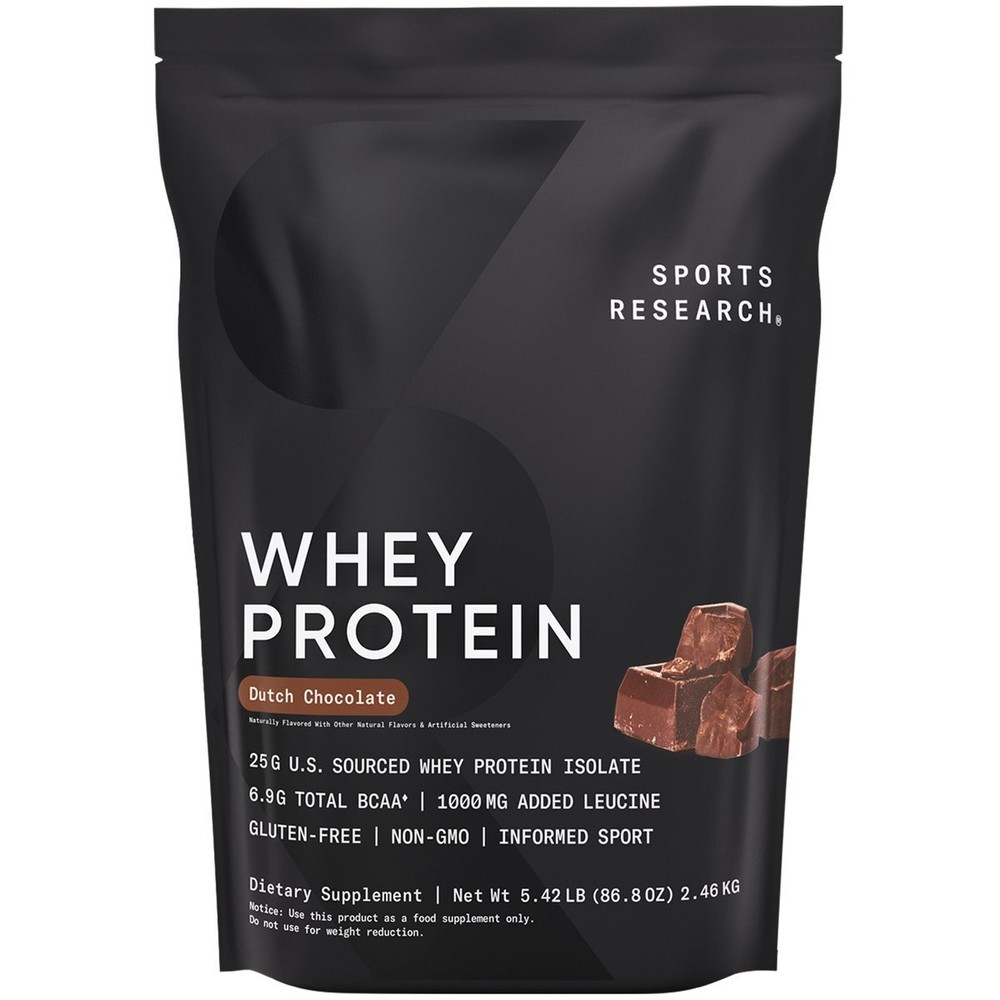 Whey Protein Isolate – U.S. Sourced Sports Nutrition Protein Powder 5lb Bag