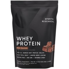 Whey Protein Isolate – U.S. Sourced Sports Nutrition Protein Powder 5lb Bag