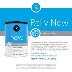RELIV Now with Soy, Creamy Vanilla – Plant-Based 19.85 Ounce (Pack of 1)