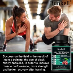 Black Cherry Capsules 1200mg Supports A Healthy Immune System 120 Capsules