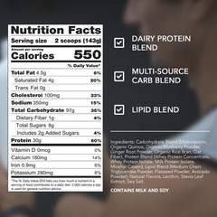 HighProtein Clean Gainer Powder 5LB Vanilla 550 Calories, 30g Protein