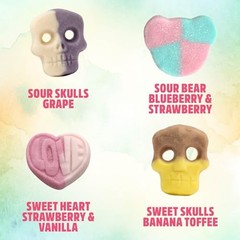 Sour Gummy Candy Mix – Geeoollah – Swedish Style Vegan Gelatin Free Skulls