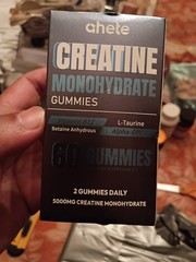 Creatine Monohydrate GUMMIES 🫐 Flavor 1 Sugar Free 1 Month Supply for Pump 💪