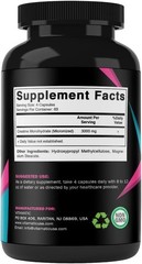 Vitamatic Creatine Monohydrate Capsules 3000mg (3g) per serving – Micronized