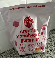 Peach Perfect Creatine Monohydrate Gummies Glute Builder Non-GMO EXP: 06/2027
