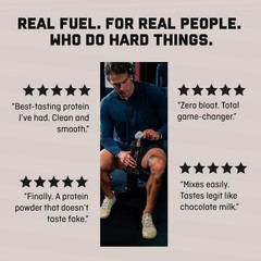 Jocko Fuel Whey Protein Powder Chocolate 22g Protein 18 Servings No Sugar Added