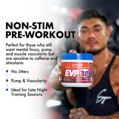 Evogen EVP 3D – Stim Free Pre Workout Powder for Men & 1 Pound (Pack of 1)