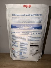 Equip Foods Prime Protein Powder Grass Fed Beef Protein Cookies Cream New 01/28