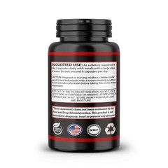 TURKESTERONE 1200mg Per Serving Ajuga Turkestanica Standardized to 10% 120 Caps
