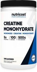 Creatine Monohydrate Micronized Powder 500G 5000mg Per Serv (5g) 100 Servings