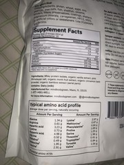 mindbodygreen Grass-Fed Whey Protein Isolate+ Vanilla 20 Servings