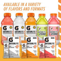 Gatorlyte Zero Sugar Lemon Lime Electrolyte Drink, 12 Pack, 20 Fl Oz Bottles