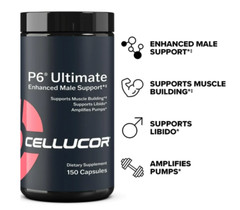 P6 Ultimate GH Test Booster for Men, Growth Hormone Support Pills for Protein