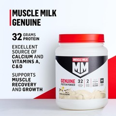 Muscle Milk Genuine Protein Powder, 1.93 Pound (Pack of 1), Cookies N Crème
