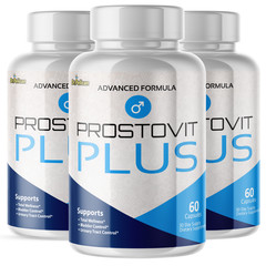 Prostovit Plus- Prostate Support- 3 Bottles- 180 Capsules