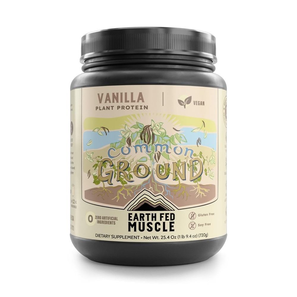Earth Fed Muscle Organic Plant Protein Powder – 1.59 Pound (Pack of 1)