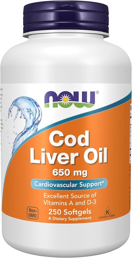 Cardiovascular Support Cod Liver Oil w/ Vitamins A & D-3 (250 Caps)