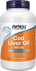 Cardiovascular Support Cod Liver Oil w/ Vitamins A & D-3 (250 Caps)