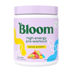Bloom Nutrition High Energy Pre Workout 30 Servings (9.3 Ounce, Pack of 1)