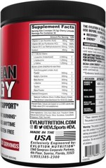 EVL BCAA Lean Energy – Clean Pre Workout Powder for Energy & Fat Burning, 10.9oz