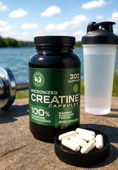 Creatine Monohydrate Capsules – Muscle Growth & Energy Boost – 100% Pure