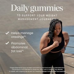 Nature’s Way Weight Manager Gummy, Helps Manage Cravings*(1), Supports Energy Me