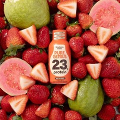 Pure Genius Liquid Protein Shot – Strawberry Guava – 3.38 floz/4pk