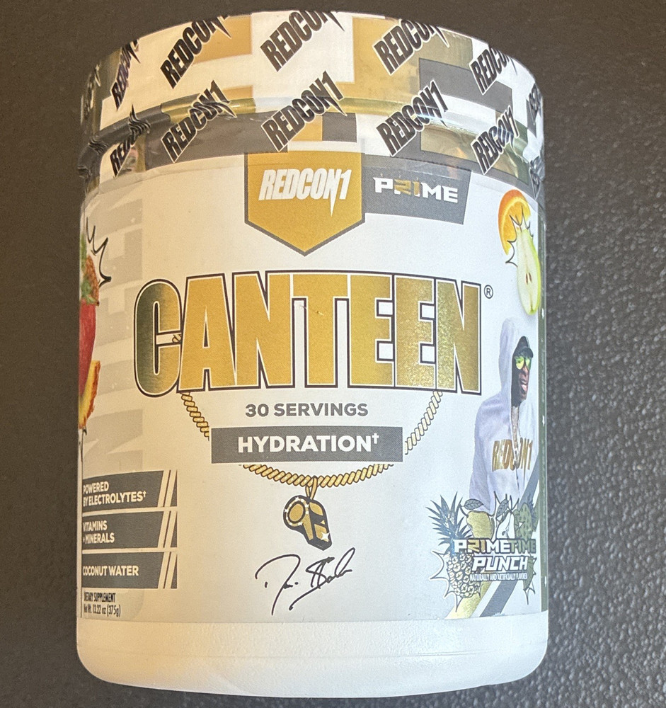 REDCON1 Canteen Prime Electrolytes Primetime Punch 30sv 1.01 lb (457g) exp 08/26