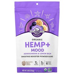 Organic Hemp + Mood, Smoothie Booster Powder Blend, 7.5 oz (213 g)