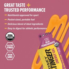 Honey Stinger Organic Acai Pomegranate 1.1 Ounce (Pack of 24), Multicolor