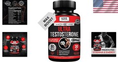 Ultra Testosterone Booster – 90 Capsules for Energy & Strength Enhancement