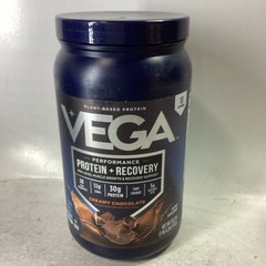 Vega Performance Protein Recovery 20.2oz Chocolate Exp 02/13/2028