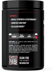 JOCKO Creatine Monohydrate Powder 400 Grams 16 Ounces Unflavored 90 Servings New