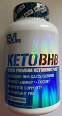 Evlution Nutrition – KETO BHB – 30 Serv/120 Capsules – 2500mg BHB – Exp 10/2024