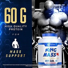 Ronnie Coleman Signature Series King Mass XL Protein Powder, Weight and Muscl…