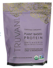 Truvani Certified Organic Plant Based Protein Unflavored & Unsweetened 3/2025